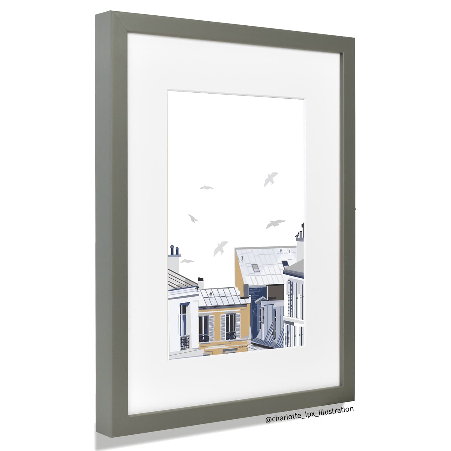 Cadre Gris Basalte 29.7x42cm