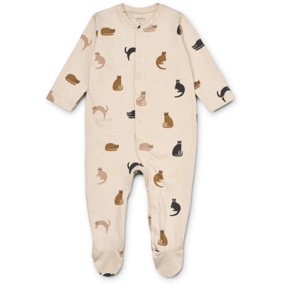 Pyjama avec pieds Boye Miauw Liewood 1 mois