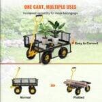 Chariot de Jardin Transport 408 kg VEVOR-Neuf