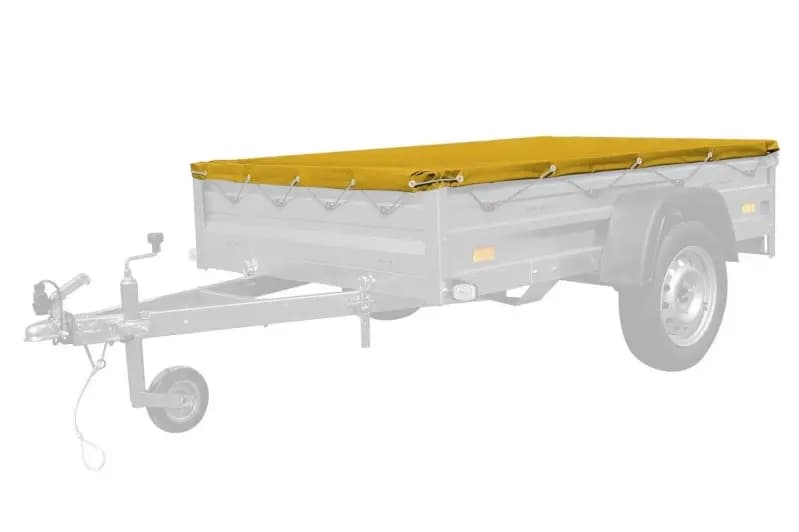 BĂąche Plate 236X125 Cm Pour Garden Trailer 236 â Jaune