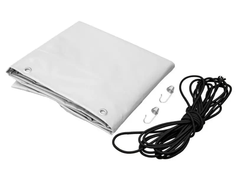 Bâche Plate Grise Pour Remorque Garden Trailer 150 Kipp