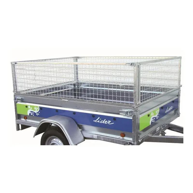 4 Rehausses de ridelles grillagées 39016 (hauteur 50cm) 170x122 cm - Lider