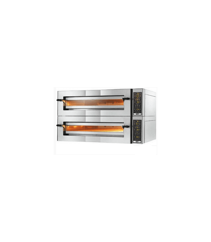 Four à pizza électrique cuisson feu de bois 6 pizzas - Promoshop