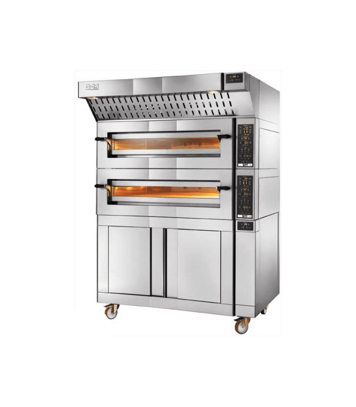 Four à pizza électrique cuisson feu de bois pour 9 pizzas - Promoshop