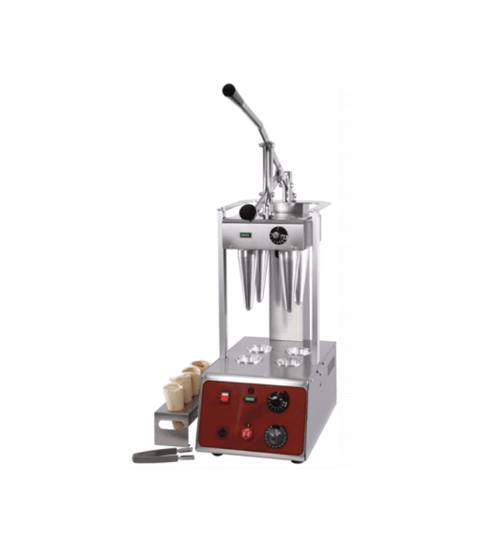 Machine pour le moulage 4 cornet Ă pizza - Promoshop