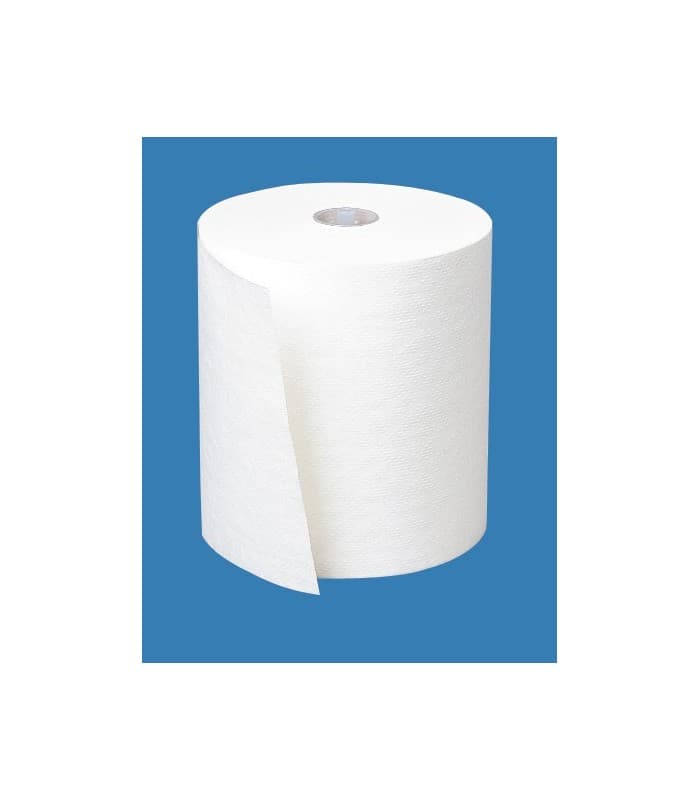Essuie-mains rouleau blanc 130m (carton de 6 rouleaux) - Orapi