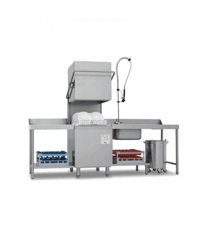 Lave-vaisselle à capot avec doseur de liquide de lavage - Stalgast