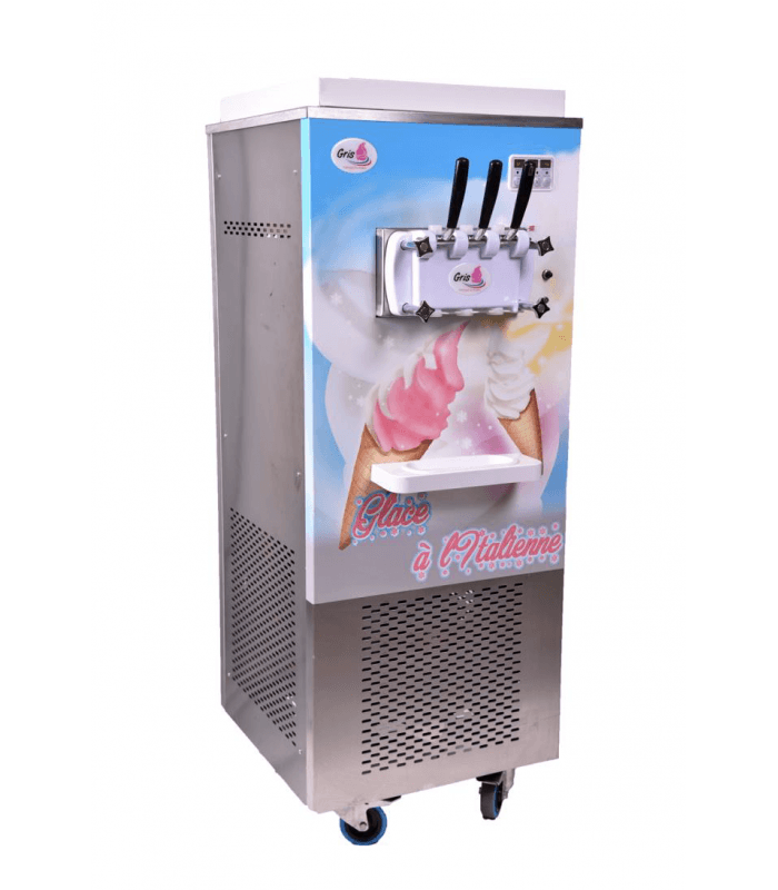 Machine Ă glace italienne soft sur roulettes - 180