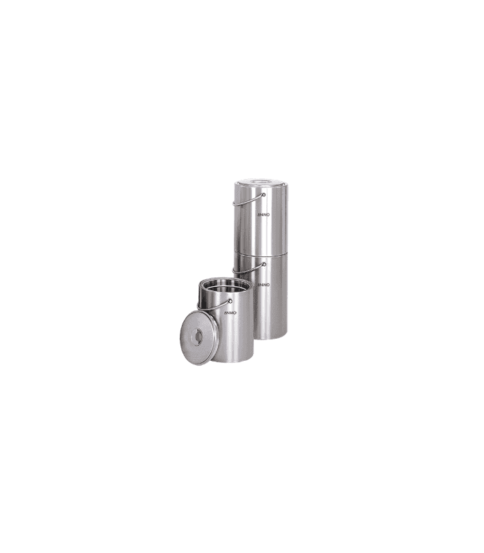 Conteneur isotherme empilable en acier inoxydable - Conteneur isotherme professionnel - 8 Litres