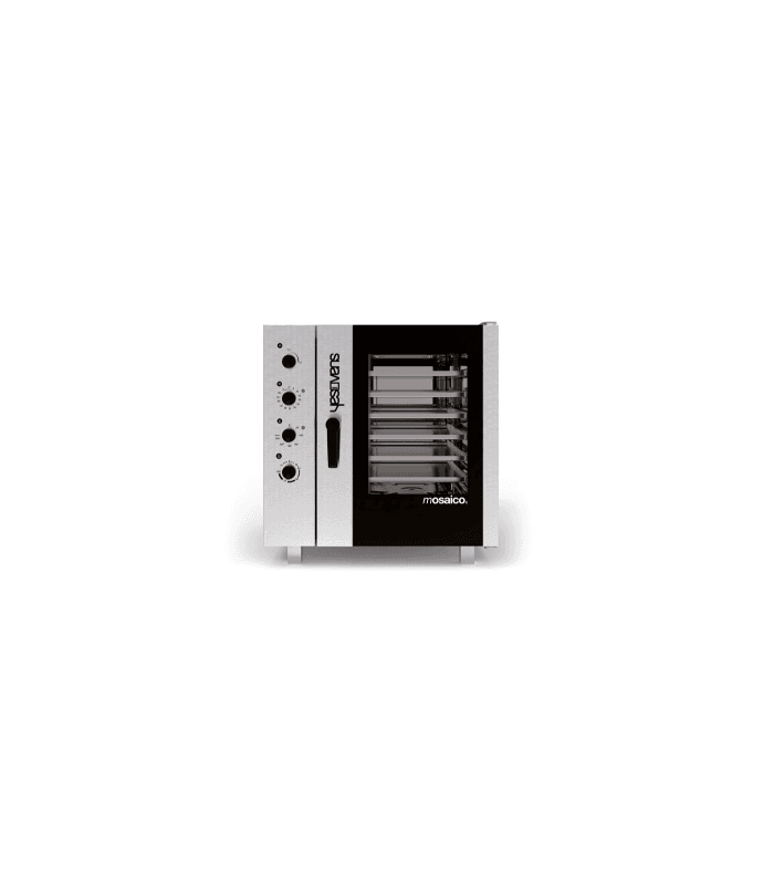 Four mixte électrique vapeur fabrication italienne haut de gamme en 7 et 11 niveaux GN 1/1 - 7 niveaux