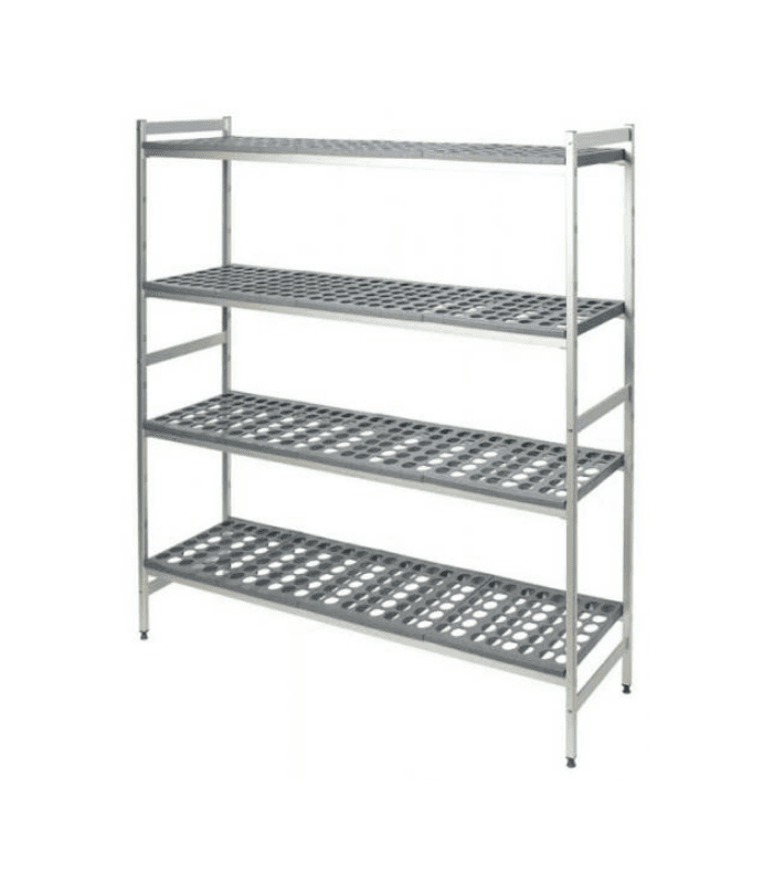 Rayonnage chambre froide à clayettes profondeur 360 mm - 1935 mm