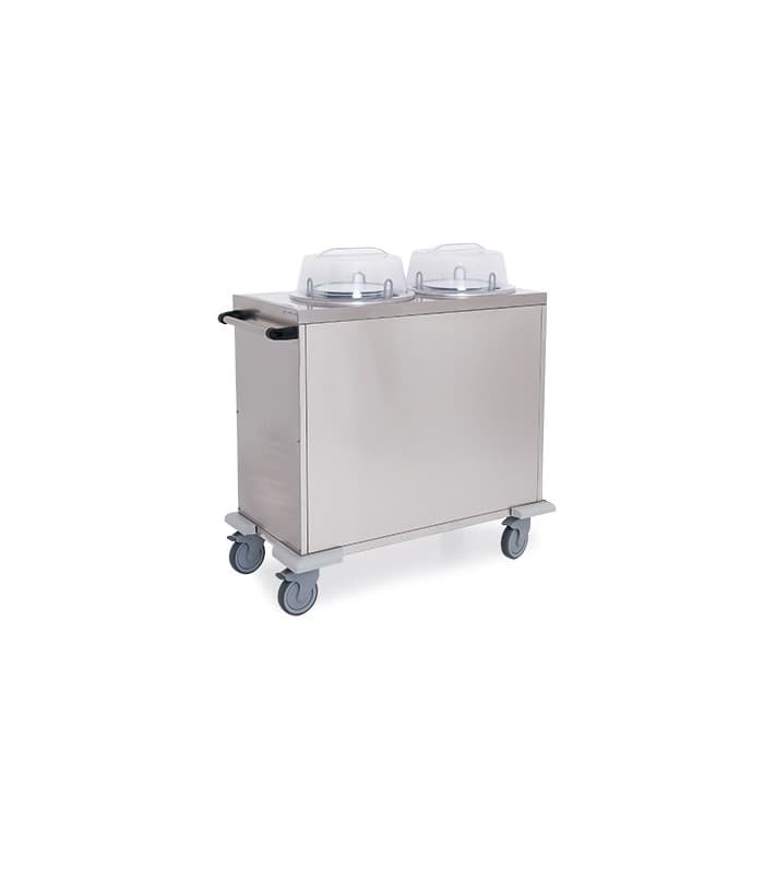 Chauffe-assiettes à niveau constant sur roulettes Ø 18-28cm,- Metalcarrelli
