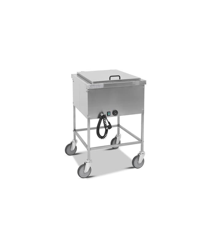 Chariot bain-marie 1x 1/1 GN - Metalcarrelli