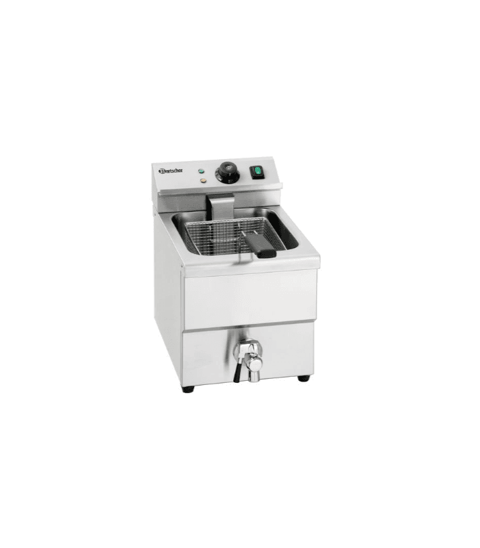 Friteuse électrique avec robinet de vidange - Equipement restauration - 8 Litres