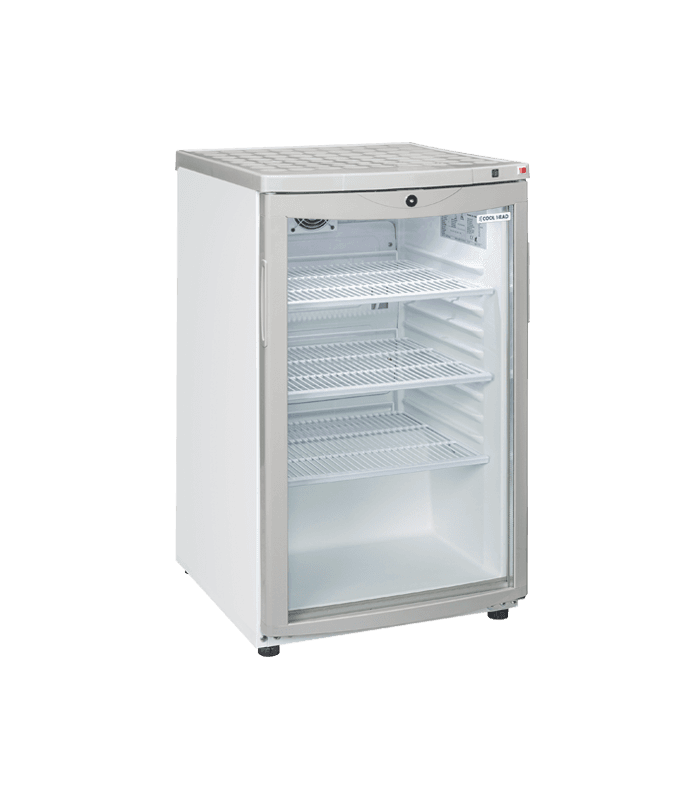 Mini armoire réfrigérée froid positif à porte vitrée - 115 litres