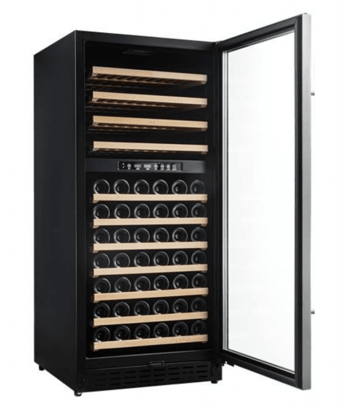 Cave à vin pour 110 bouteilles 2 zones de température