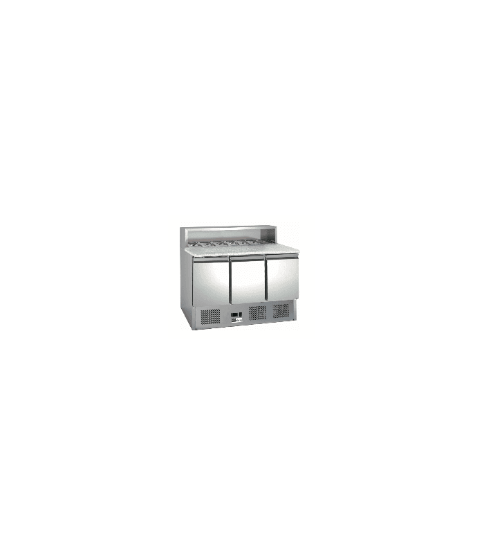 Meuble à pizzas réfrigéré ECO - 6 bacs GN 1/4