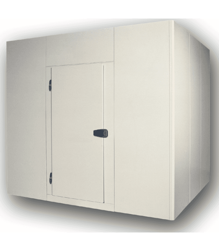 Chambre froide positive avec sol avec groupe monobloc sur parois - 3,19 m3