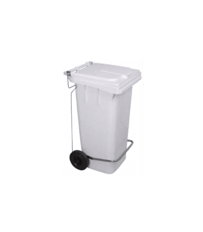CONTENEUR MOBILE À PÉDALE 120L