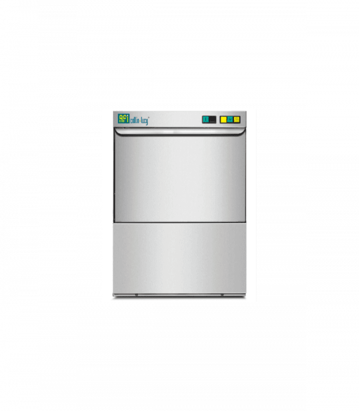 Lave-verres avec pompe de vidange pour paniers carrés 40 x 40