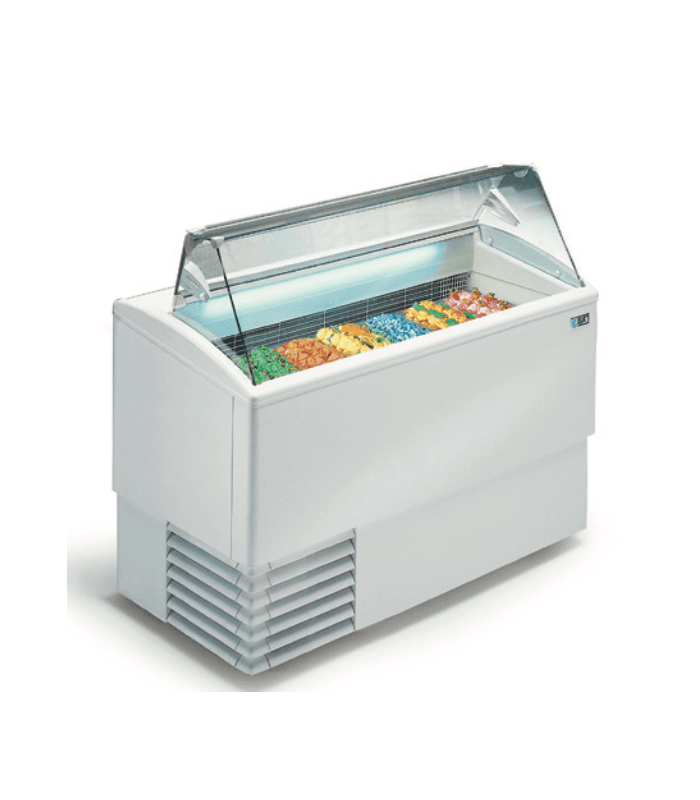 Vitrine Ă glaces vitre droite ISETTA 6 bacs