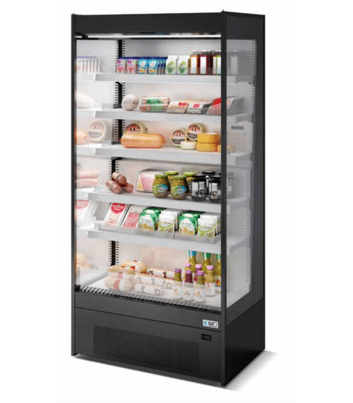 Vitrine réfrigérée libre service verticale SLIM - 980 mm
