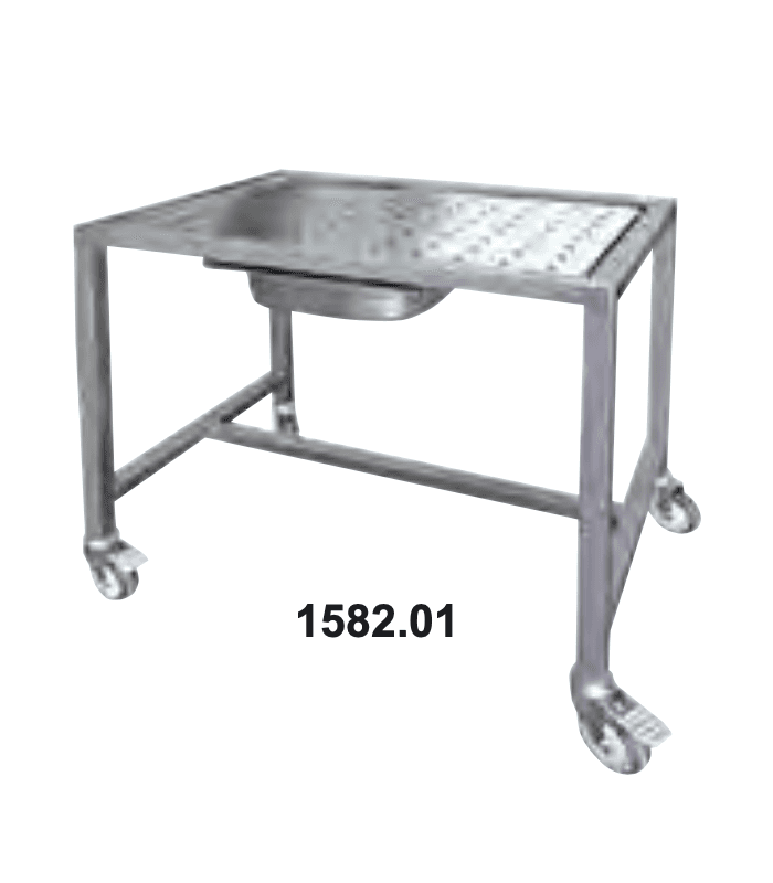 Chariot de dessouvidage en inox - Réf. 1588