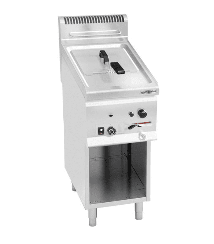 Friteuse à gaz sur pieds 1 cuve de 8 litres
