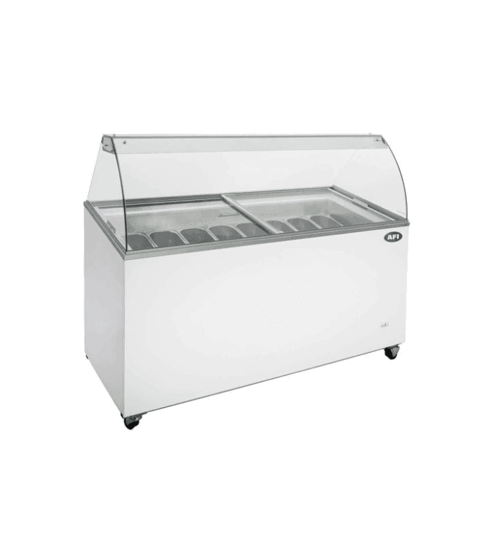 Vitrine pour crème glacée pour 8 bacs de 5L