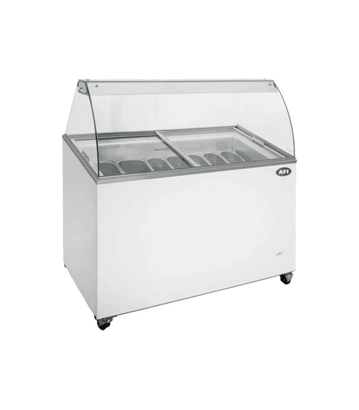 Vitrine réfrigérée pour glaces 7 bacs de 5 litres