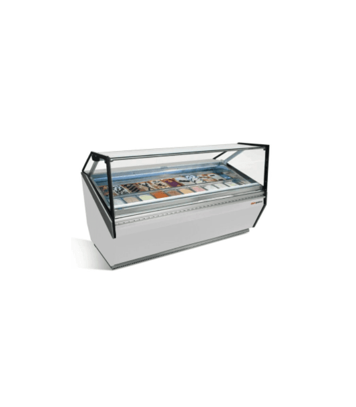 Vitrine pour crÚme glacée pour 20 bacs de 5 litres