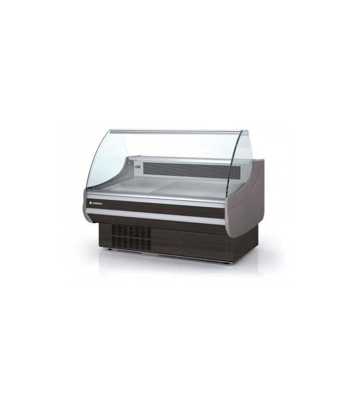 Comptoir boucherie grande profondeur avec réserve en froid ventilé - 2980mm