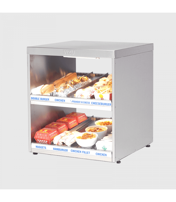 Présentoir traversant pour vente à emporter - Vert Acide - Sans