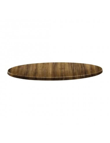 Plateau de table rond Topalit Classic Line atacama cherry 60cm