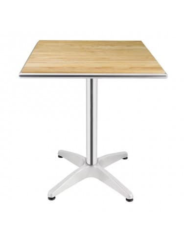 Table carrée en frêne Bolero 700mm