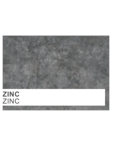 Plateau de table carré Topalit Classic Line zinc 70x70cm