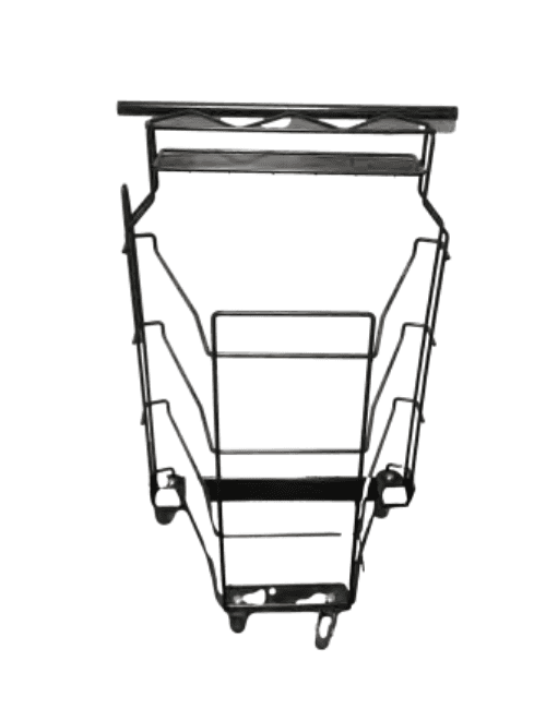 Chariot pour plateaux avec porte-gobelet - Mobilier de restauration