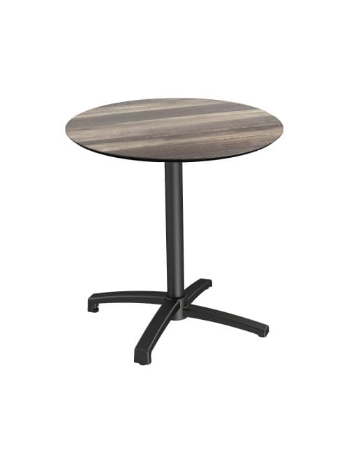 Table de bistrot pliable ronde diamètre 70 cm différentes coloris - Galaxy marble