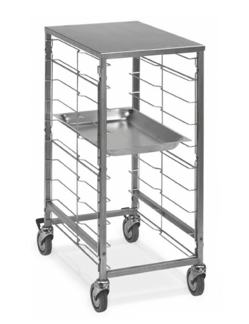 Chariot pour 9 ou 20 bacs pour GN 1/1 ou GN 2/1 - 20 bacs 2/1