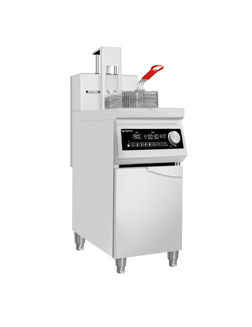 Friteuse à induction 30 litres avec élévation automatique du panier