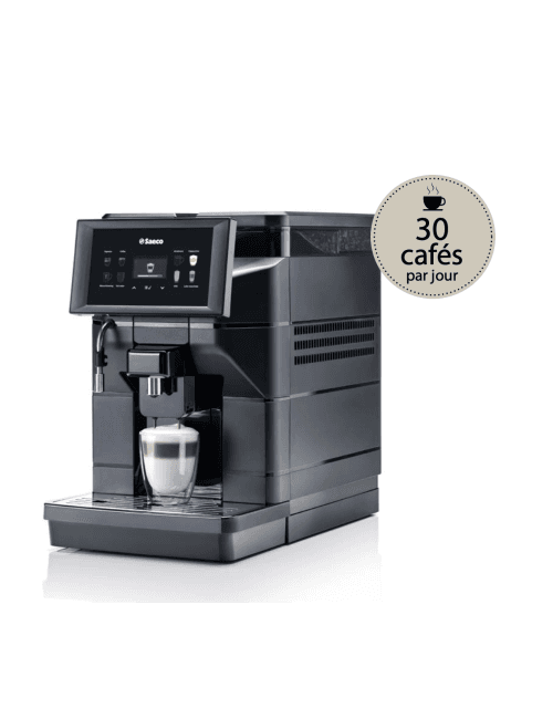 Machine à café à grains, cappucino, lait frais pour 30 cafés par jour