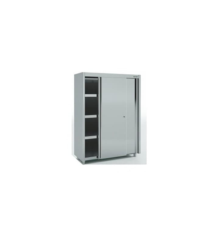 Armoire inox haute pour ranger matériel de cuisine - Equipement CHR - 110cm