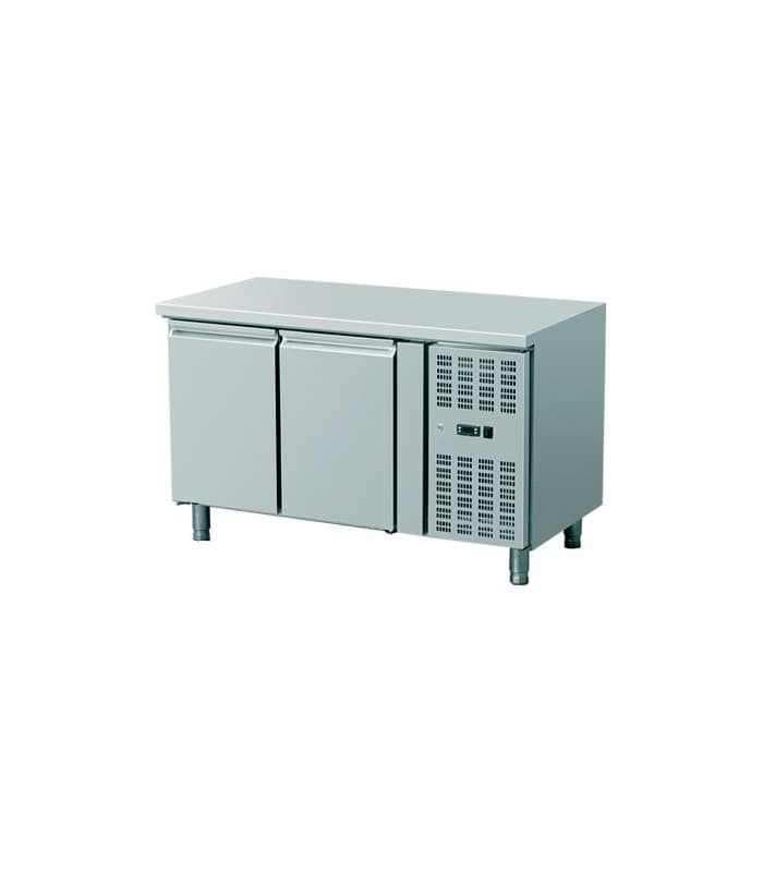 Meuble réfrigéré inox horizontal gamme 600 Matériel professionnel CHR - 2 portes
