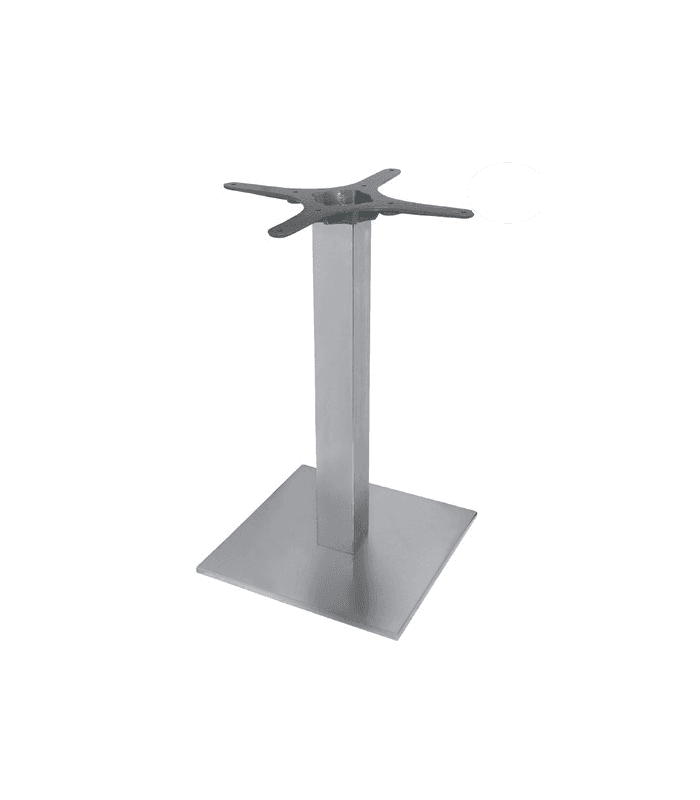 Pieds de table carré en acier inoxydable - Matériel pour CHR