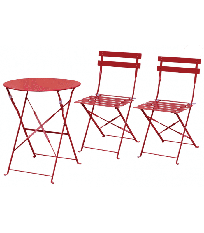 Table et chaise pliables pas cher pour extérieur ou intérieur - 4 lots de 2