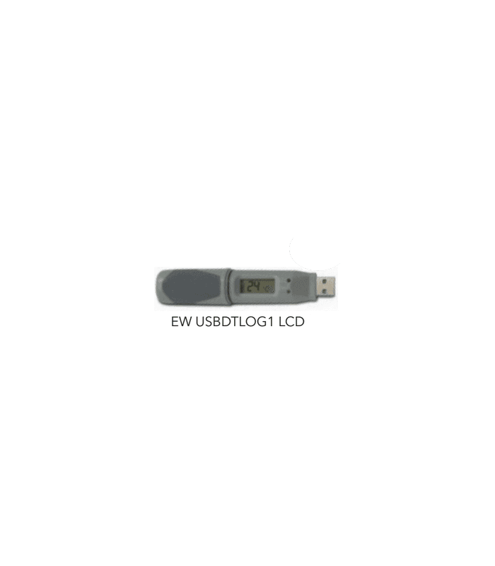 Sonde température en clé USB avec logiciel - matériel cuisine pro - EW-USBDTLOG2 LCD