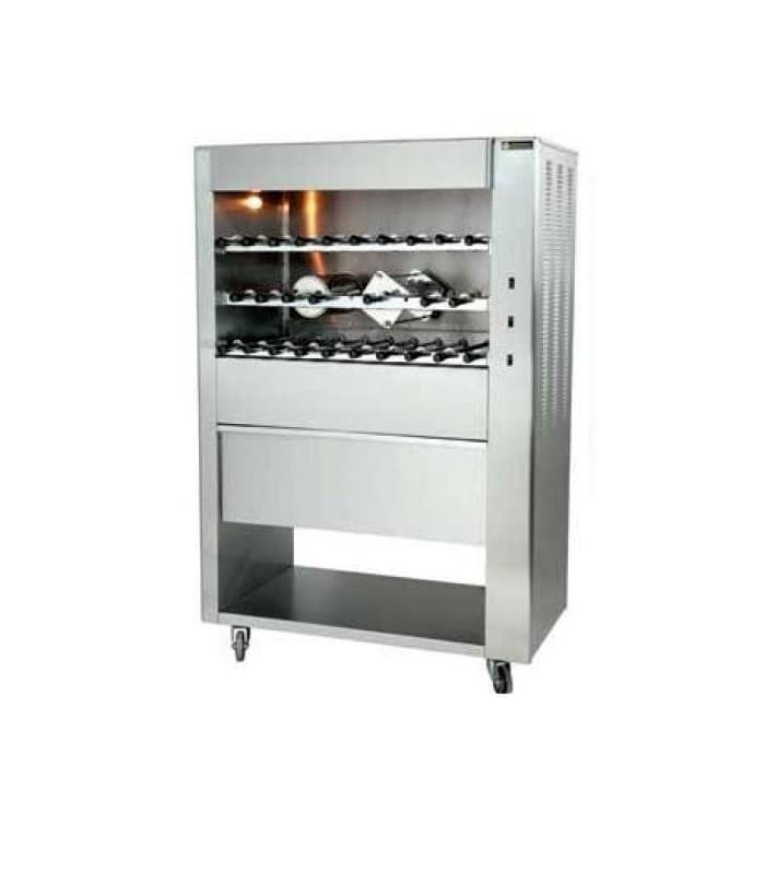 Appareil Ă churrasco Ă charbon de bois 9 ou 19 broches pour grillades - 9 broches