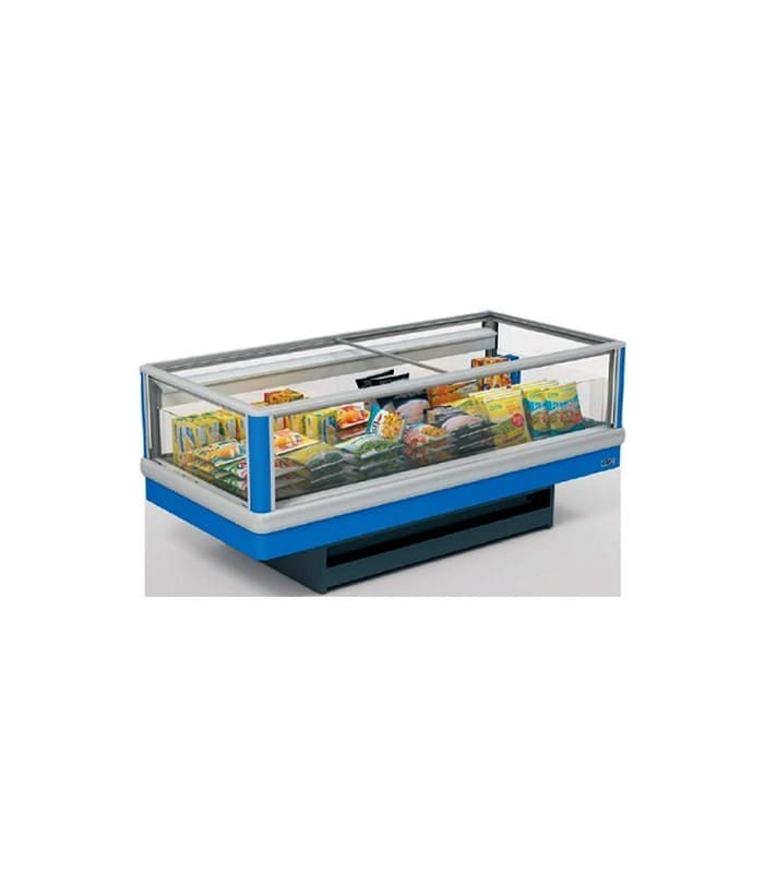 Ilôt réfrigéré libre service - Equipement pour commerce alimentaire - -1°C / +5°C - 1500mm