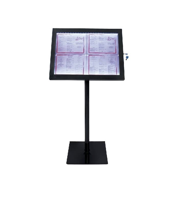 Presentoir pour menu LED pour restaurants, bar, brasserie