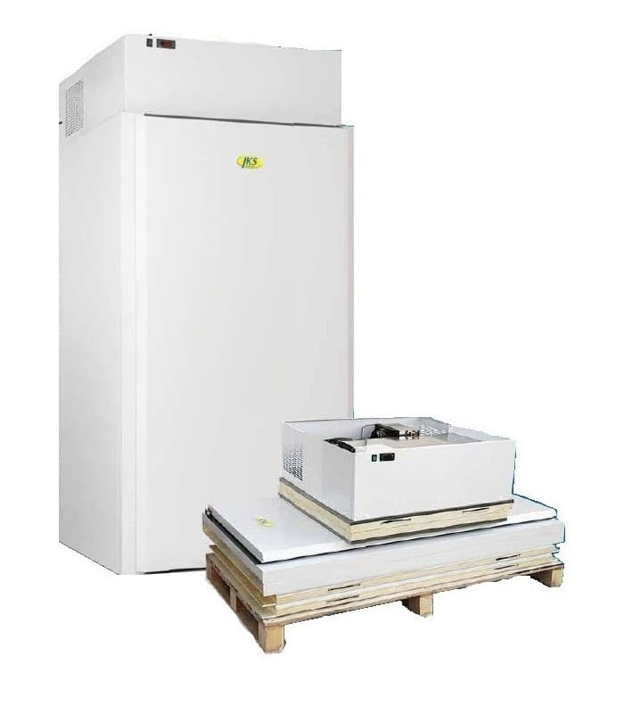 Mini chambre froide positive ou négative pour le stockage réfrigéré - Acier blanc positif